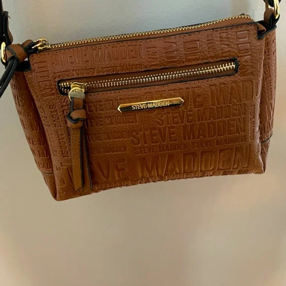 brown steve madden crossbody bag